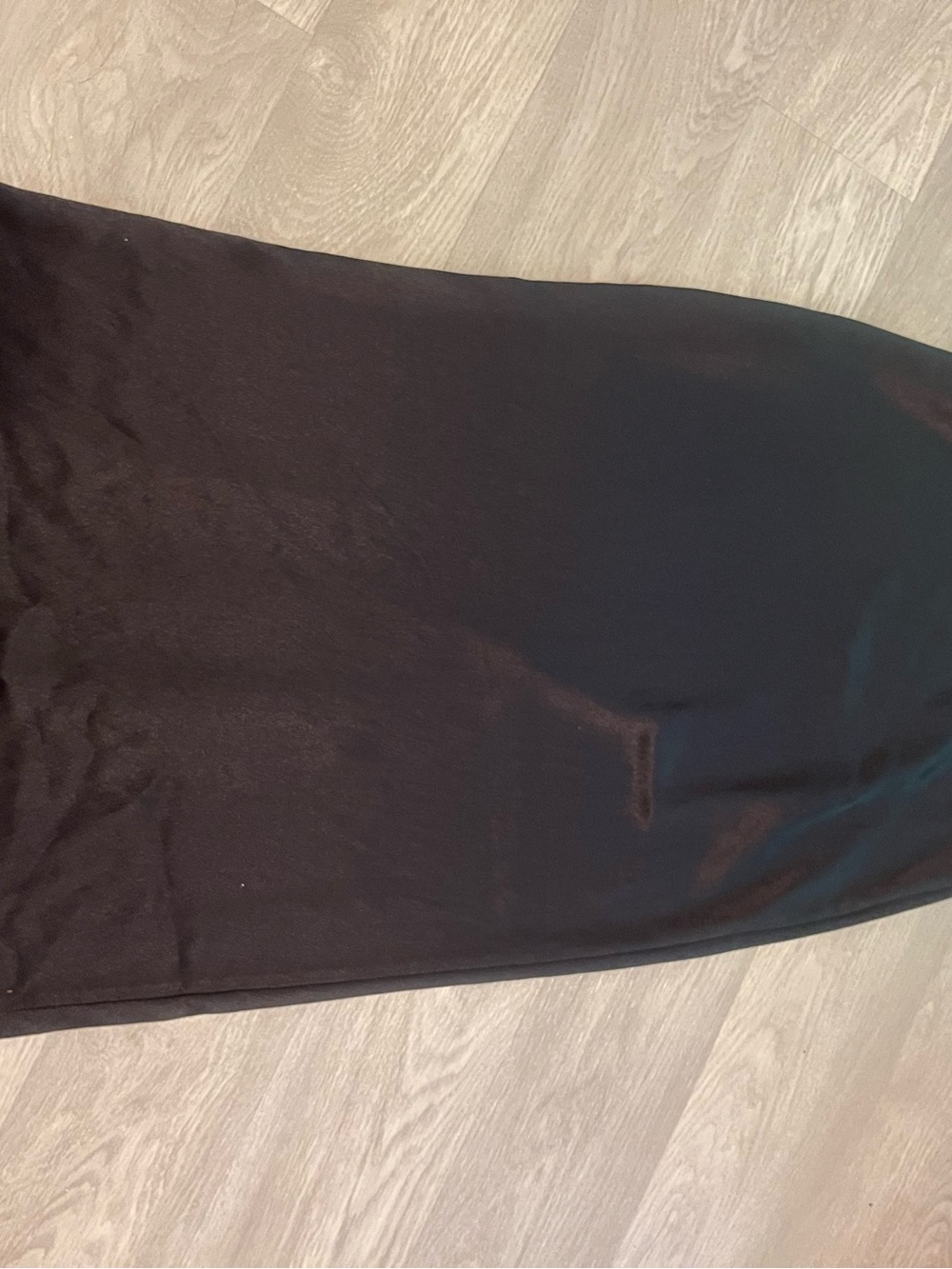 Zara Black‎ Maxi Slip Skirt with Lace Waist - Picture 4 of 5